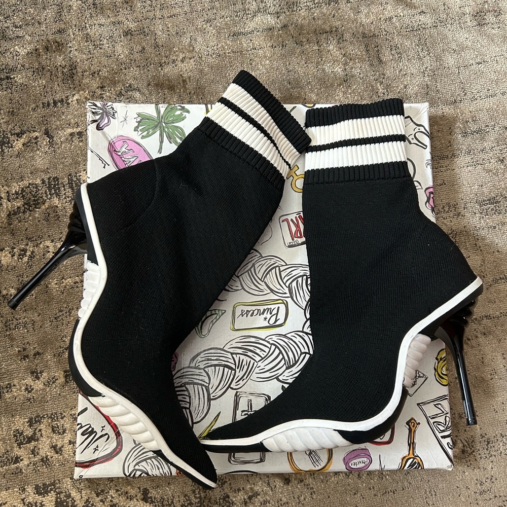 Jeffrey Campbell Sock Bootie Heels